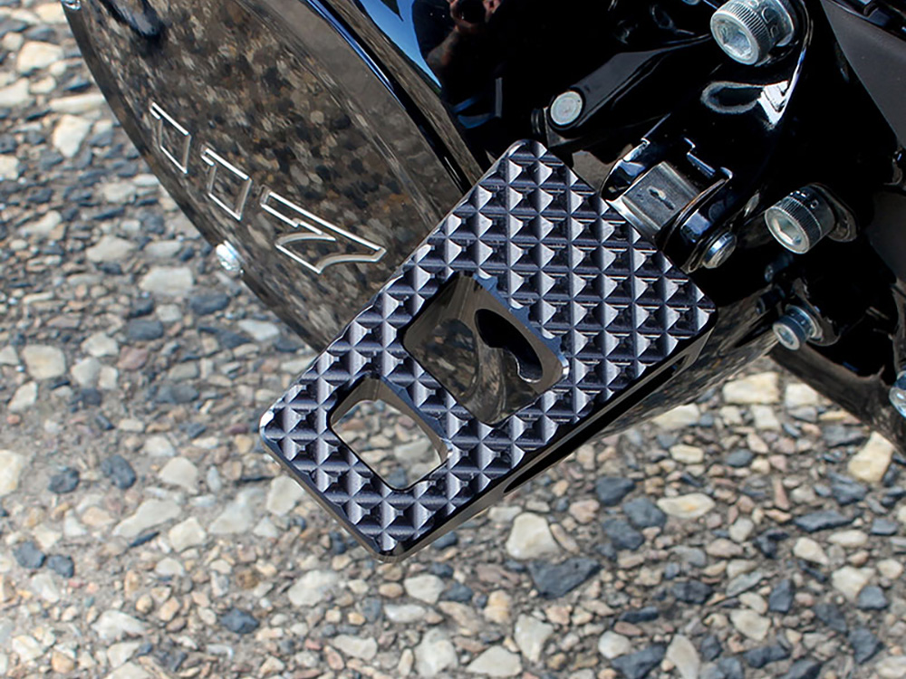 Thrashin Supply P-54 Footpegs with HD Male Mount – Black.