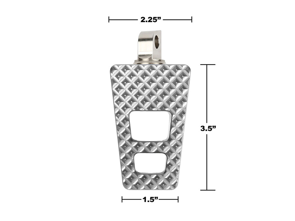 Footpegs; P-54, Chr, HD Clevis