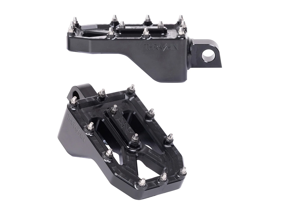 Thrashin Supply Aggressor Footpegs – Black.
