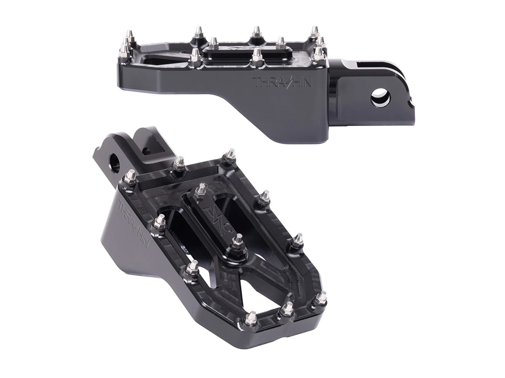 Footpegs; Aggressor, Blk