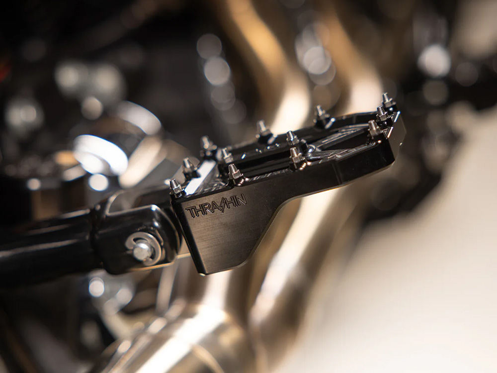 Footpegs; Aggressor, Blk