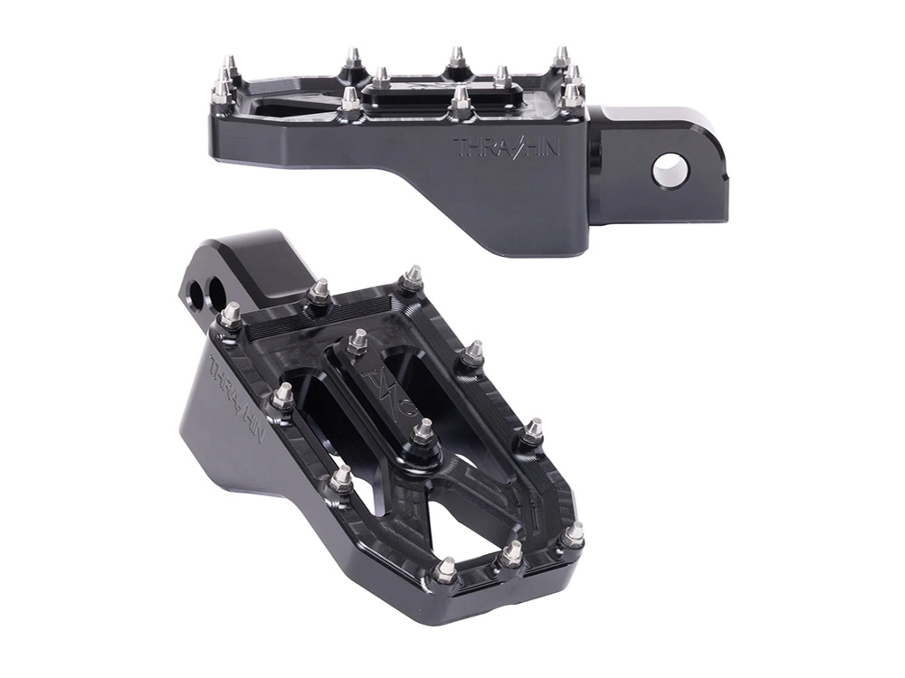 Footpegs; Aggressor, Blk