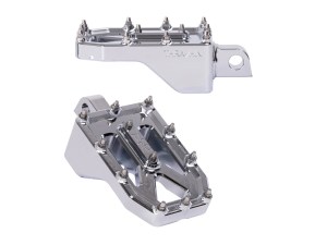 Footpegs; Aggressor, Chrome Footpegs; Aggressor, Chrome
