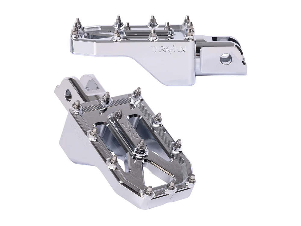 Footpegs; Aggressor, Chrome