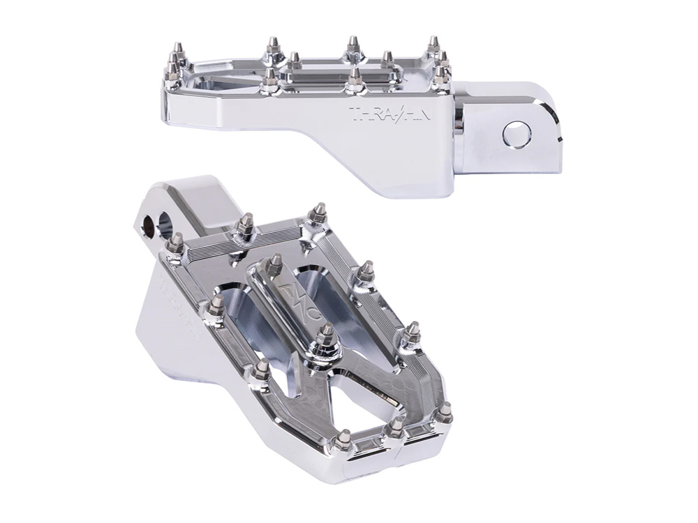 Footpegs; Aggressor, Chrome