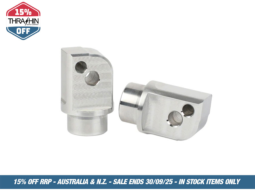 Thrashin Supply Thrashin Rear Footpeg Mounts – Raw. Fits Softail 2018up Rear Passenger