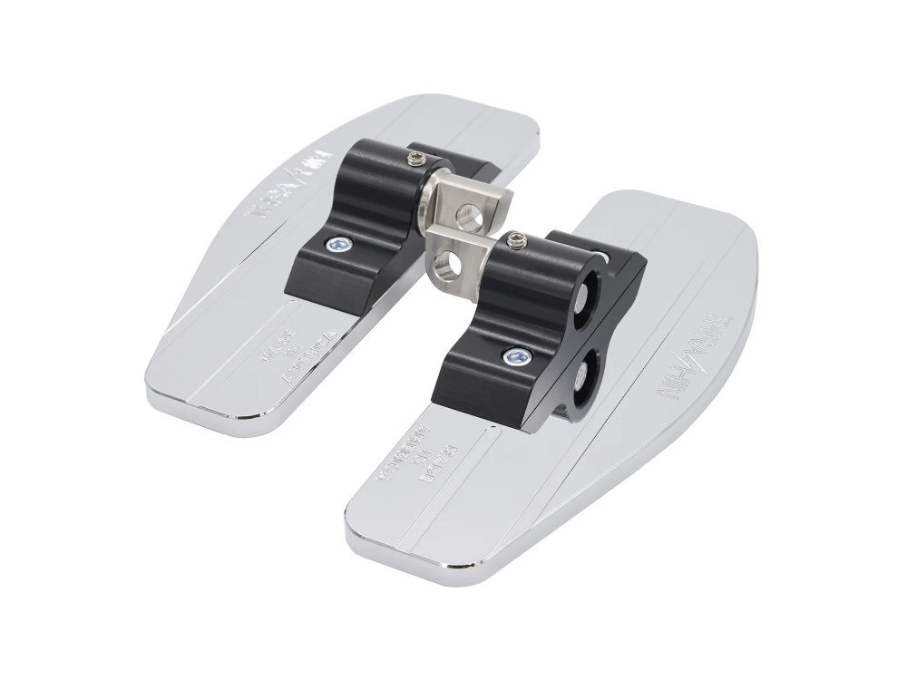 Thrashin Supply Mini Floorboards with HD Male Mount – Chrome