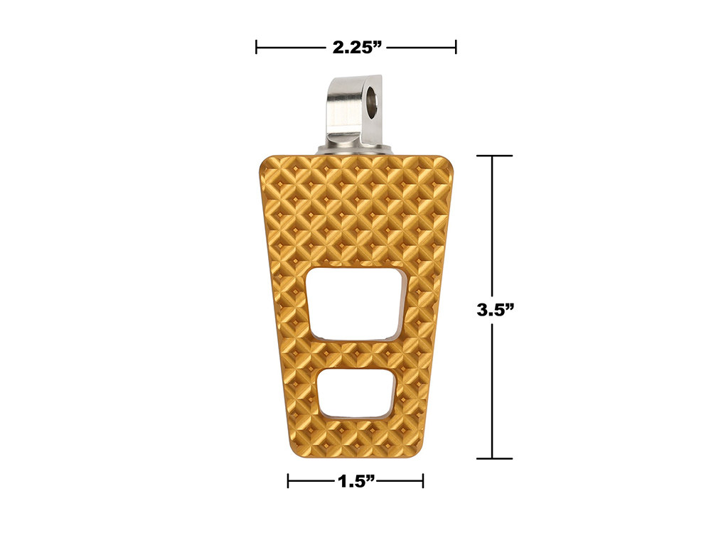 Thrashin Supply P-54 Footpegs – Black. Fits Softail 2018up Front Rider