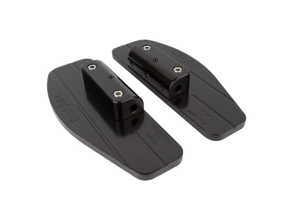 Thrashin Supply Rear/Passenger Floorboards – Black. Fits Touring 1983up