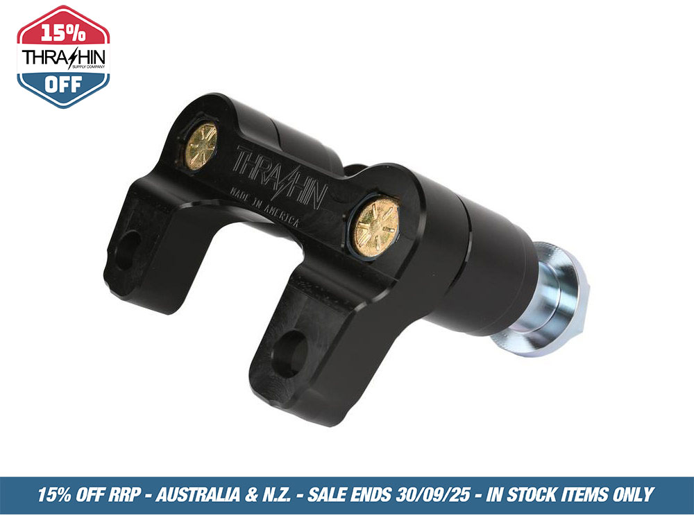 Thrashin Supply Street Glide Riser Adapter – Black. Fits Street Glide 2014up