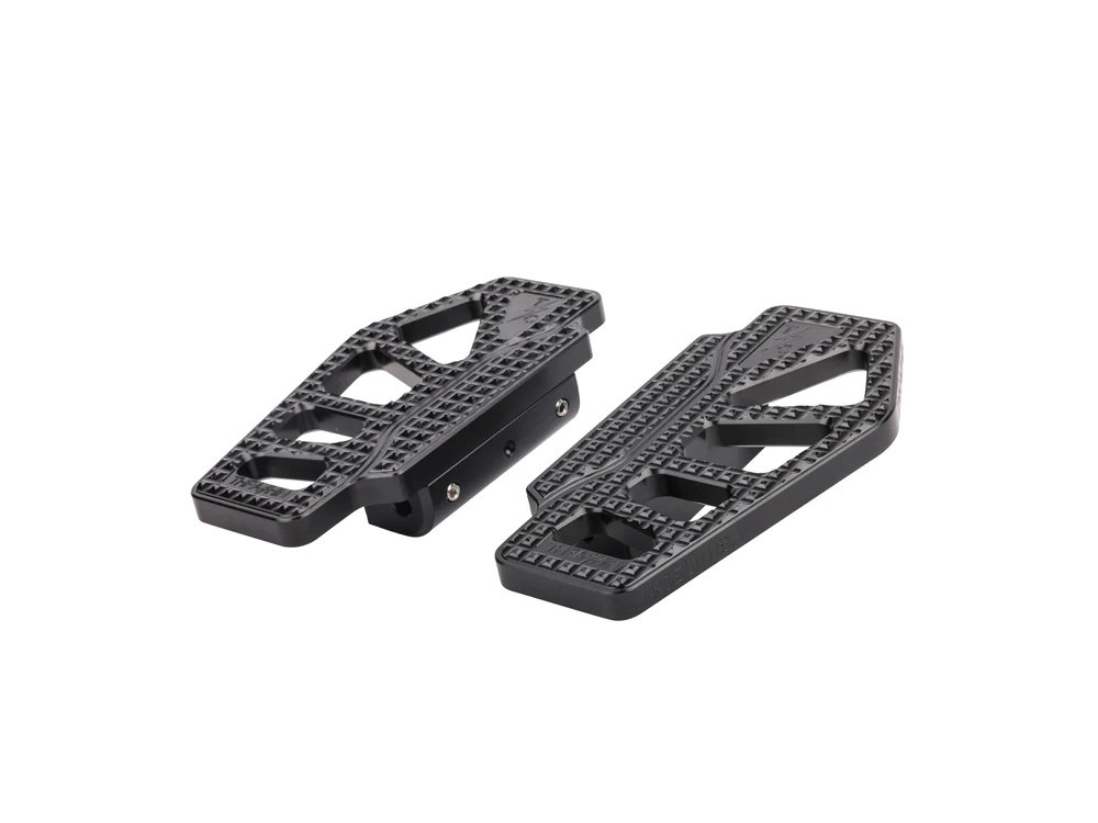 Thrashin Supply Apex Rear/Passenger Floorboards – Black. Fits Touring 1983up