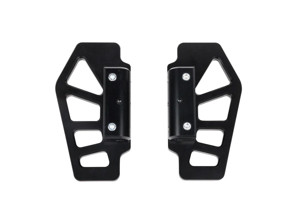 Thrashin Supply Apex Rear/Passenger Floorboards – Black. Fits Touring 1983up