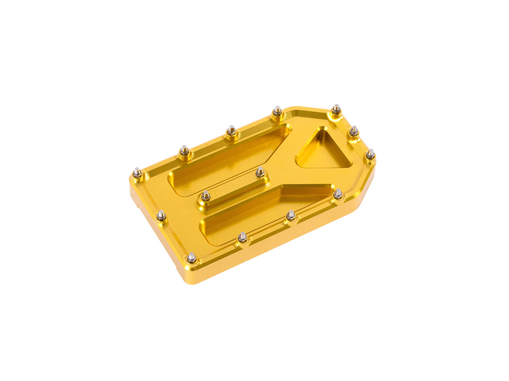 Brake Pedal Pad; Aggressor, Gold