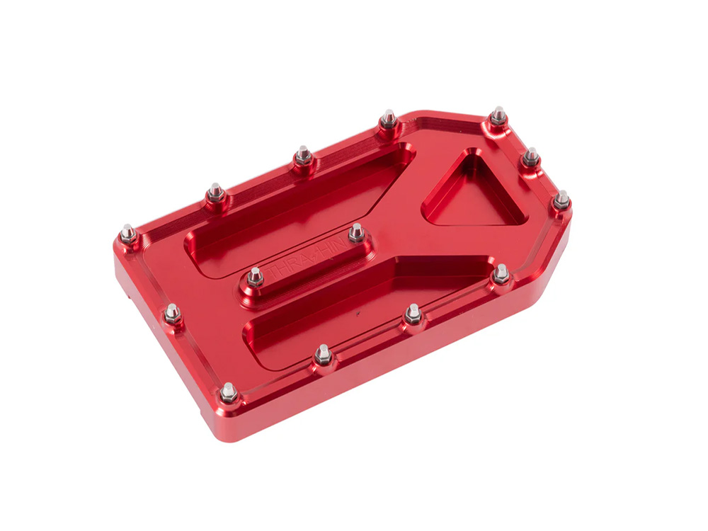 Brake Pedal Pad; Aggressor, Red