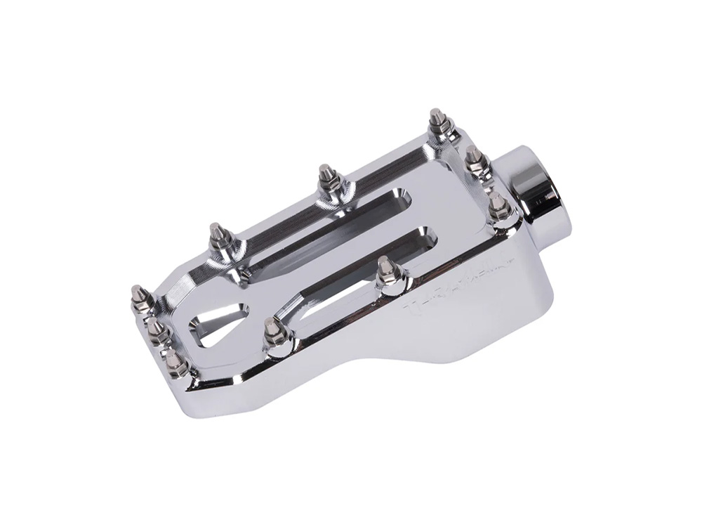 Thrashin Supply Aggressor Brake Arm Pedal – Chrome. Touring 2014up (Using Thrashin Brake Arms)