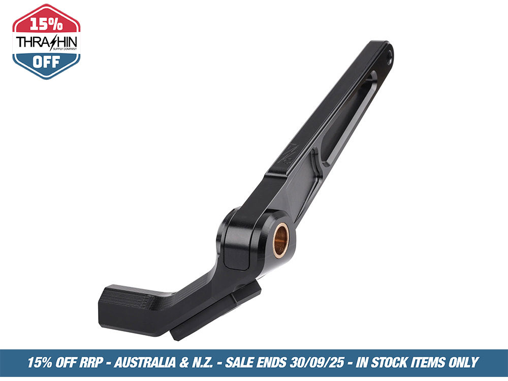 Thrashin Supply Brake Pedal Arm – Black. Fits Softail 2018up with Mid Controls.