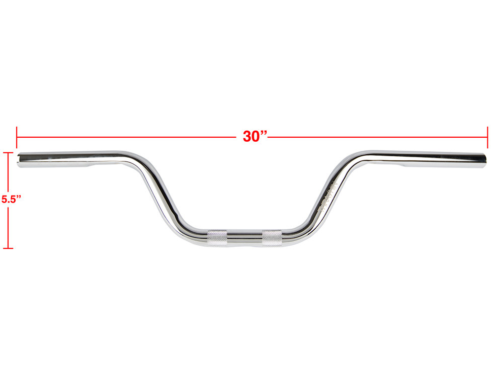 Thrashin Supply High Bend Bars – Chrome