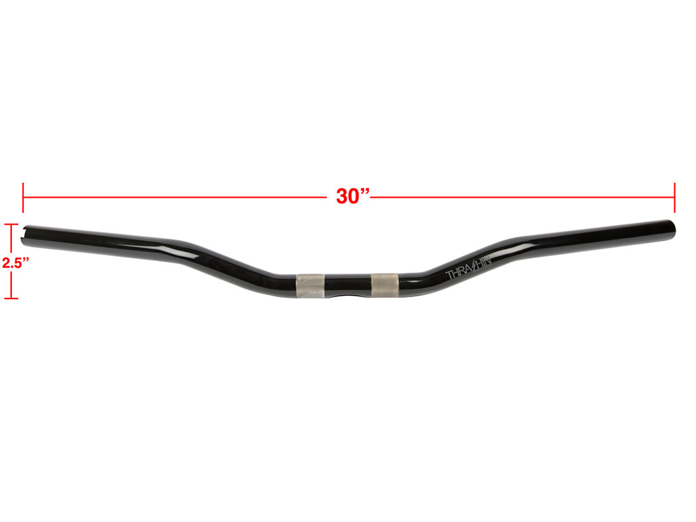 H/Bar; Low Bend, Blk, 2.5