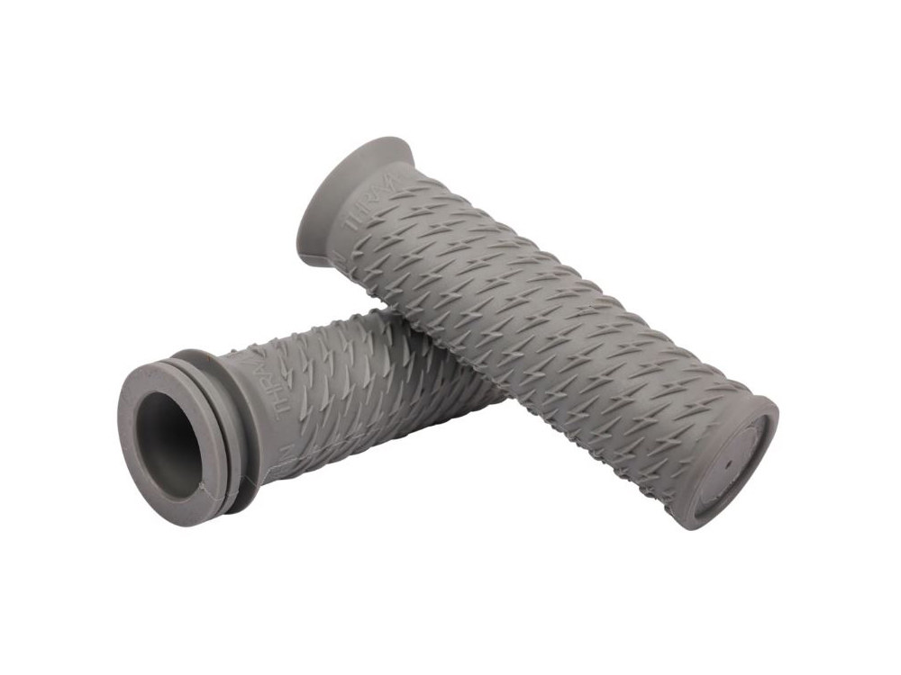 Thrashin Supply Bolt Grips – Grey.