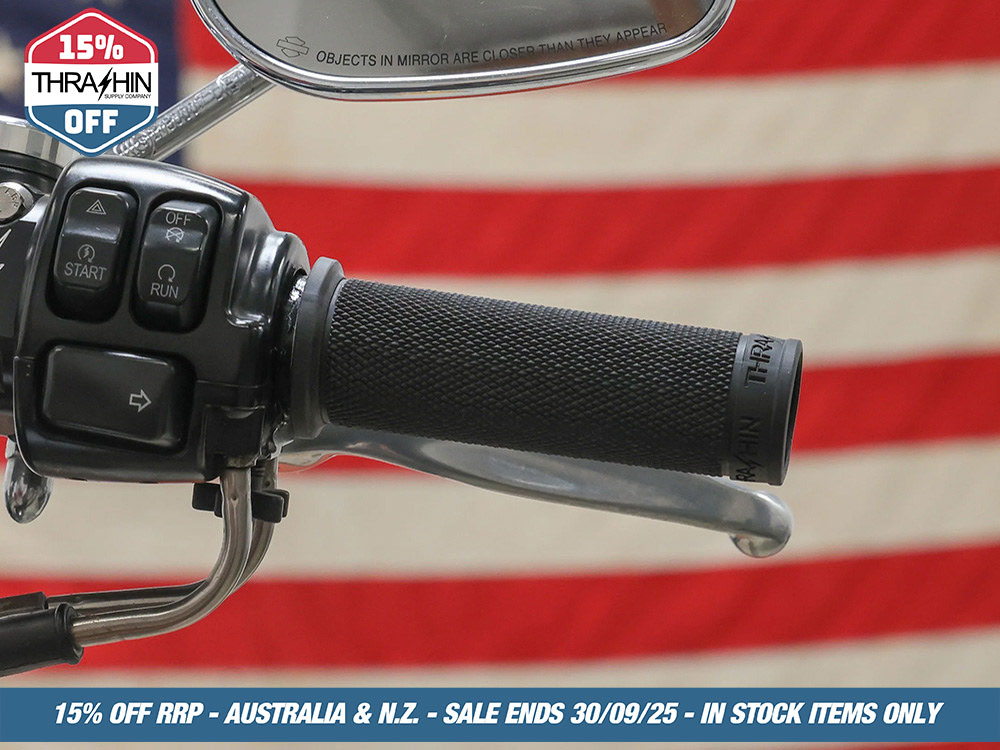 Thrashin Supply Moto Grips – Black.
