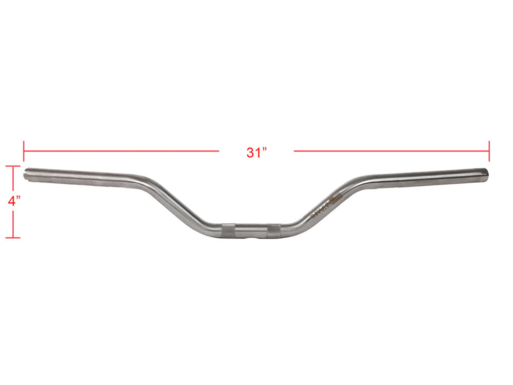 H/Bar; Mid Bend, S/Steel, 4