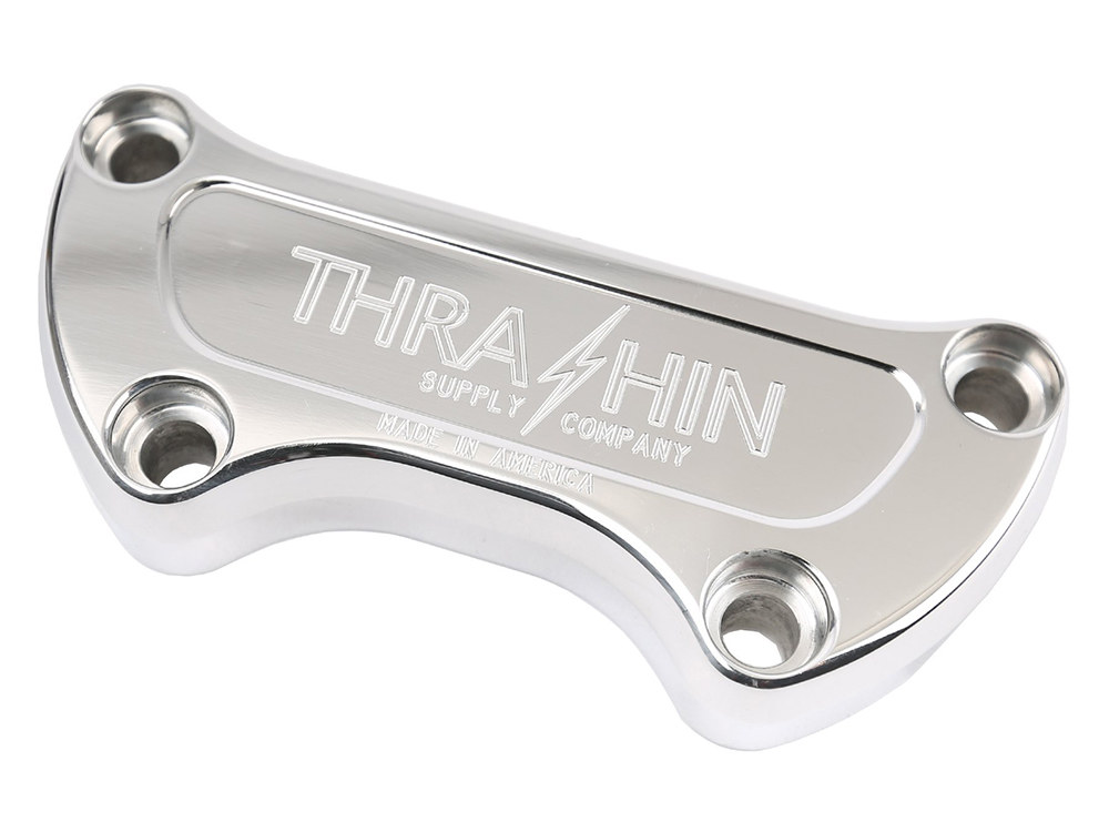 H/Bar Top Clamp; TSC Logo, Polished