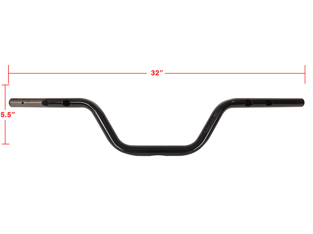 H/Bar; High Bend, Blk, 5.5