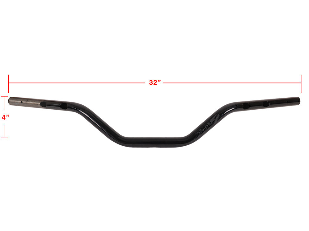 H/Bar; Mid Bend, Blk, 4