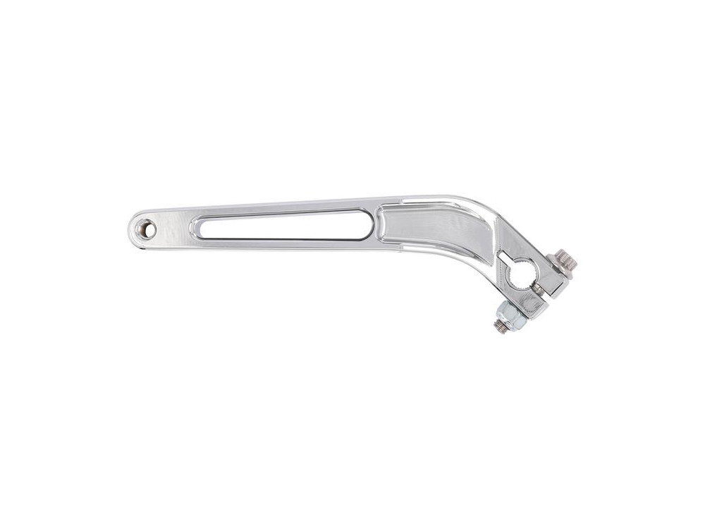 Thrashin Supply Billet Shift Lever – Chrome. Fits Dyna 1991-2017 with Mid Controls & 2018up Softail with OEM Forward Controls
