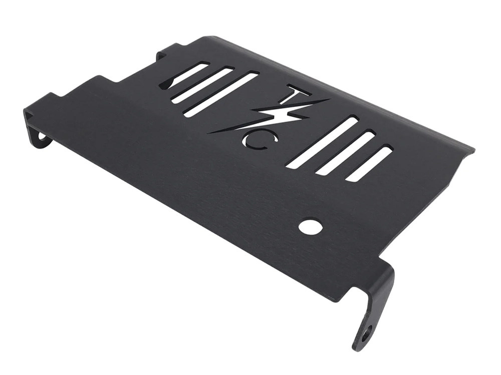 Thrashin Supply Skid Plate – Black. Fits CVO Touring 2023up & Street Glide & Road Glide 2024up