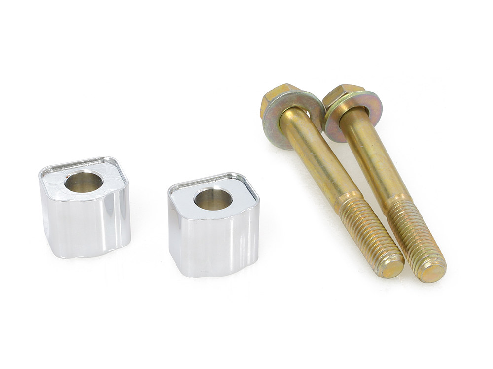 Thrashin Supply 1in. Riser Extensions – Chrome