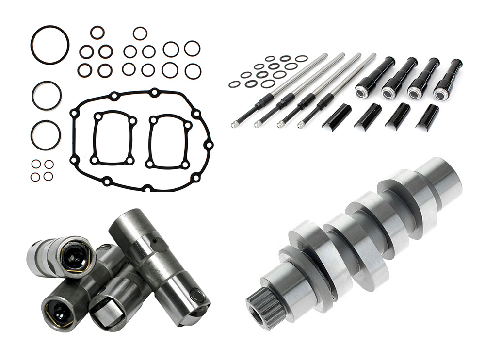 TTS TTS185 Performance Cam Kit – Black Pushrods. Fits Gen 2 Milwaukee-Eight 2024up. Street Glide, Road Glide & CVO Road Glide ST 2024up, Touring 2025up & Softail 2025up