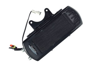 UC Fan Assisted Side Mount Oil Cooler Kit – Gloss Black. Fits Softail 1985-2017 UC Fan Assisted Side Mount Oil Cooler Kit – Gloss Black. Fits Softail 1985-2017