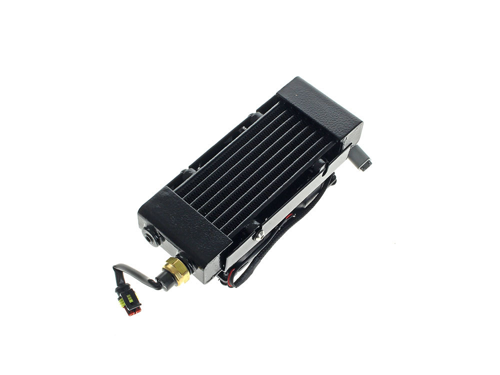 UC Fan Assisted Side Mount Oil Cooler Kit – Naked. Fits Softail 2018up with Harley-Davidson Branded Engine Guards