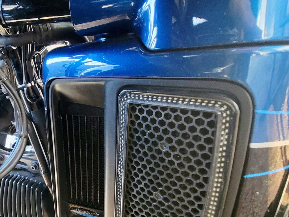 UC Lower Fairing Mounted Oil Cooler Kit. Fits Touring 2017-2024 with Lower Fairing