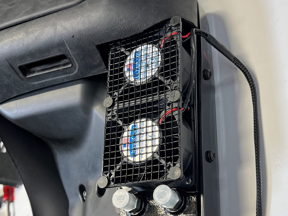 UC Lower Fairing Mounted Oil Cooler Kit. Fits Touring 2017-2024 with Lower Fairing