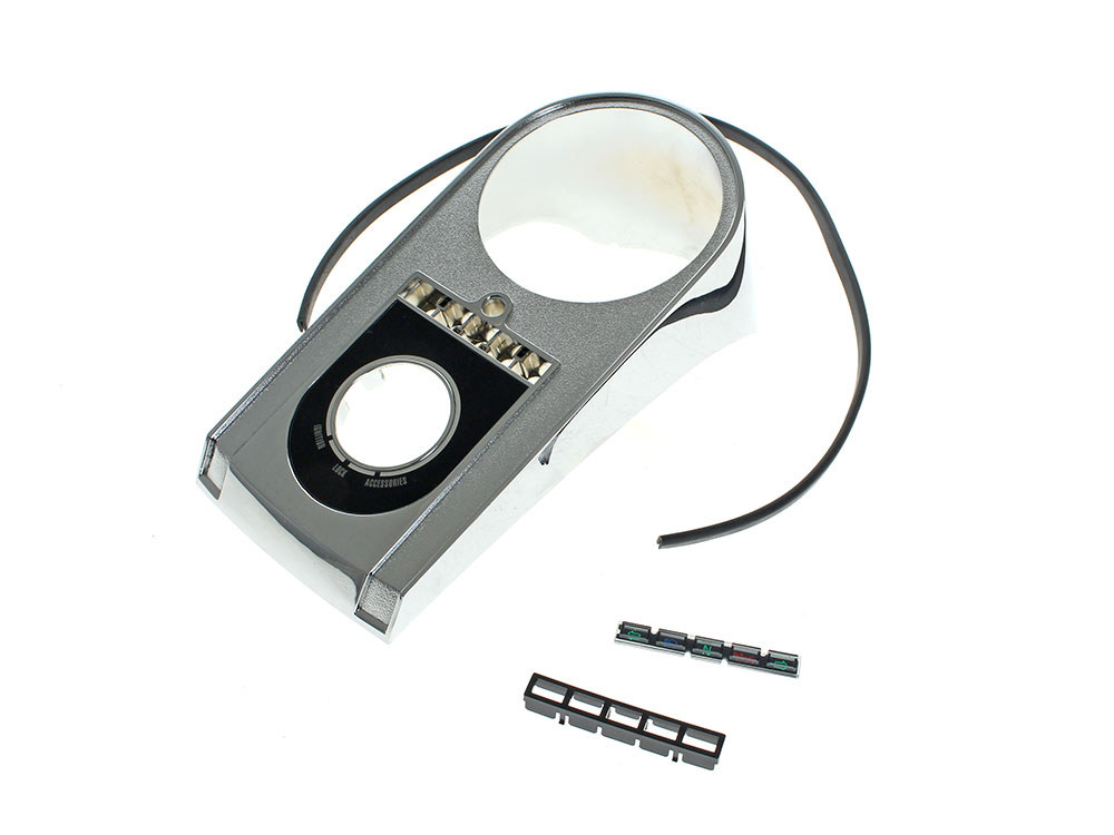 V-Factor Dash – Chrome. Fits Softail 1996-1999