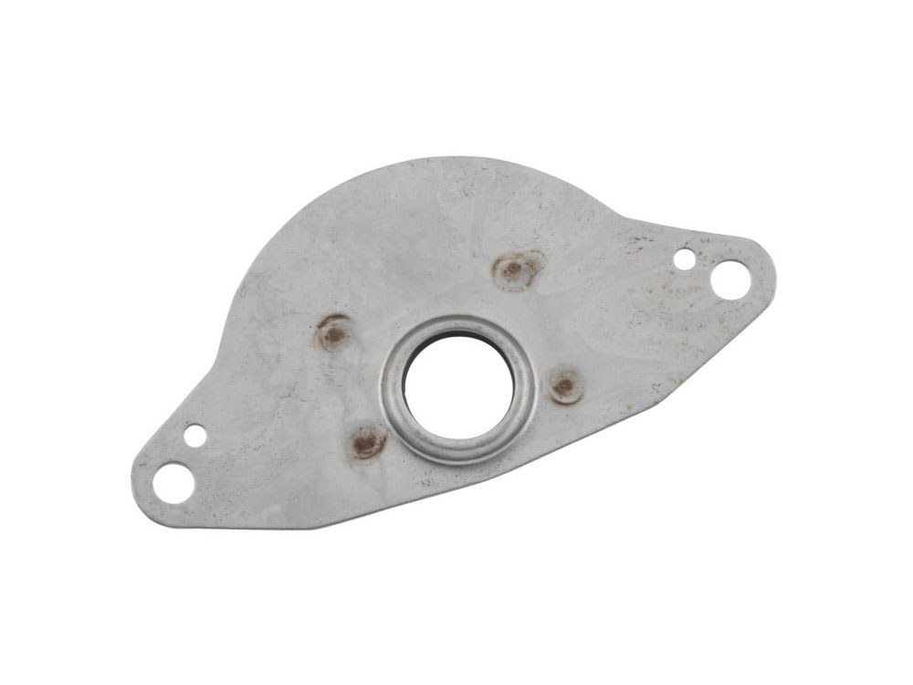 V-Factor Oil Deflector Plate. Fits Big Twin 1965-1984 with Electric Start & Rear Chain Drive