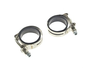 V-Factor Band Style Intake Manifold Clamps. Fits H-D 1978-1984. V-Factor Band Style Intake Manifold Clamps. Fits H-D 1978-1984.