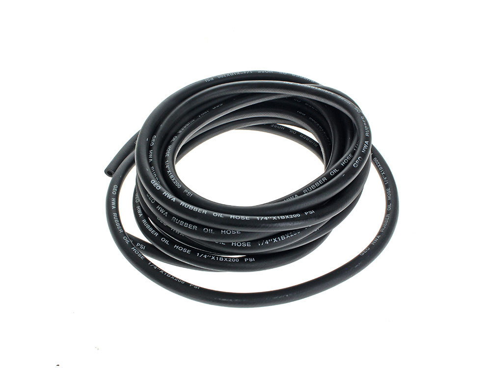 V-Factor 1/4in. Black Fuel Line – 25 Foot Roll