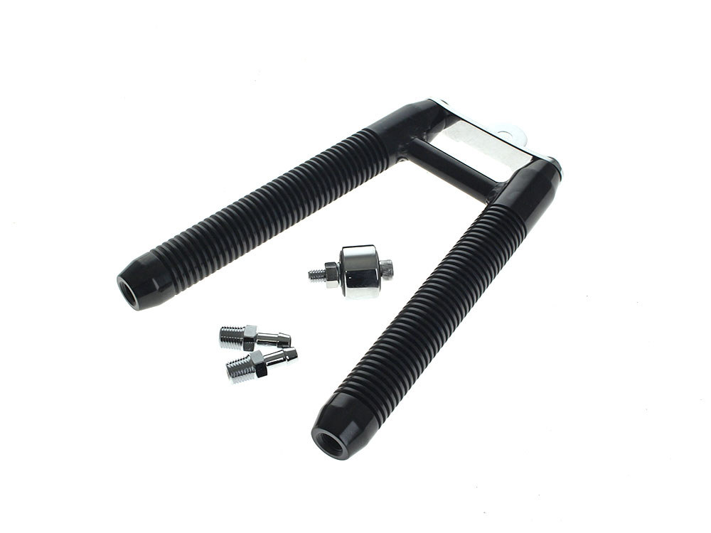 Oil Cooler; Billet Twin Tube Blk