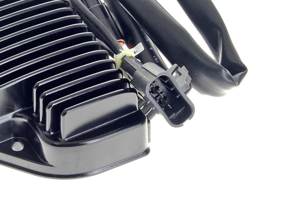 V-Factor Regulator – Black. Fits V-Rod 2002-2007