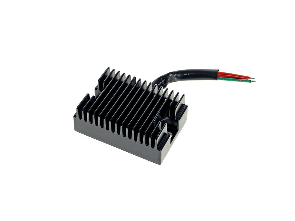 V-Factor Regulator – Black. Fits Big Twin 1965-1969 & Sportster 1965-1977