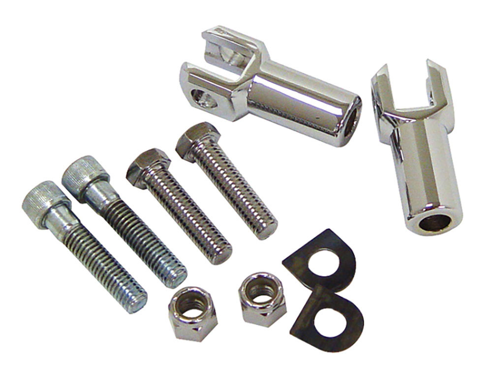 V-Factor Footpeg Mount Clevis Set. Fits Softail 2000-2006