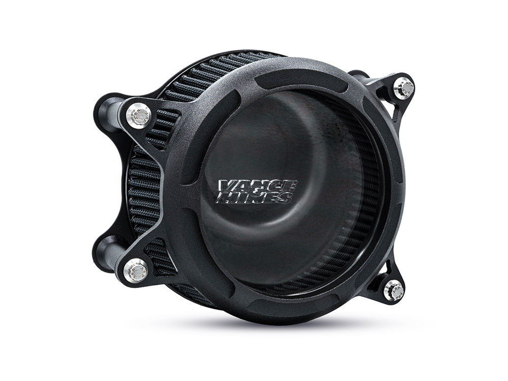 Vance and Hines VO2 Insight Air Cleaner Kit – Wrinkle Black. Fits CVO Touring 2023up, Street Glide & Road Glide 2024up, Touring 2025up & Softail 2025up