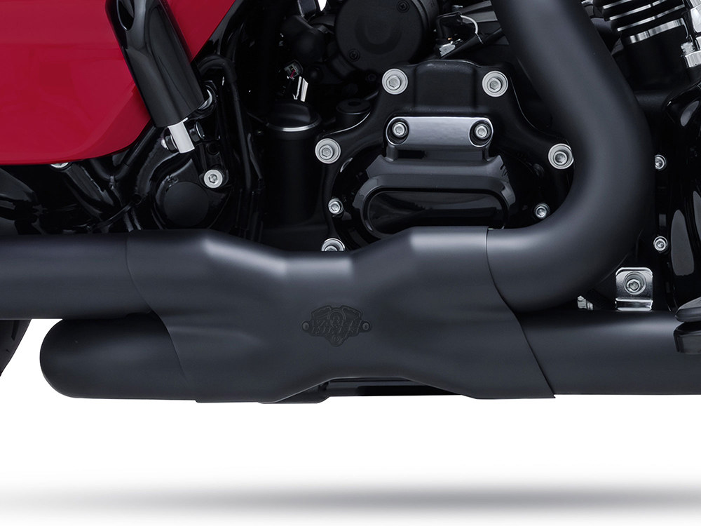 Vance and Hines Power Duals Right Side Tuck & Under Headers – Black. Fits Touring 2017up
