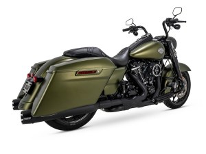Vance and Hines 4.5in. Blackbird 450 Slip-On Mufflers – Black with Black End Caps. Fits Touring 2017up Vance and Hines 4.5in. Blackbird 450 Slip-On Mufflers – Black with Black End Caps. Fits Touring 2017up