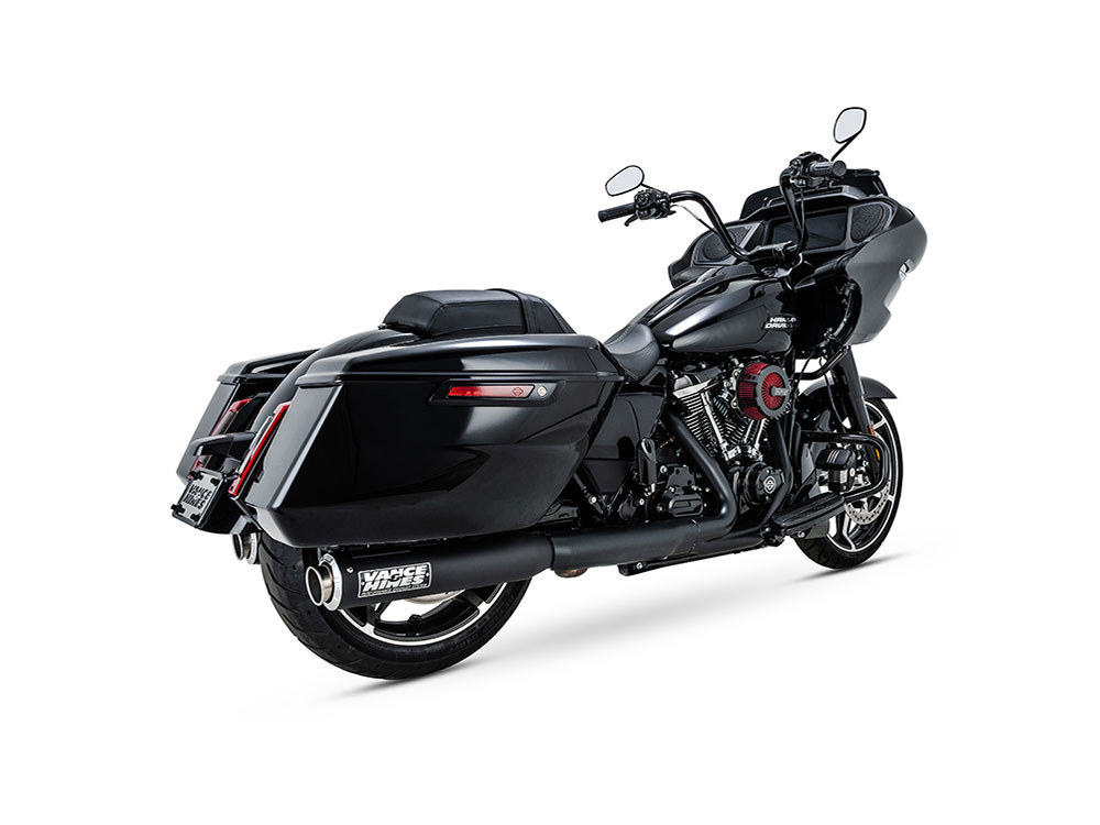 Mufflers; FLH%2717up Blk Supersport