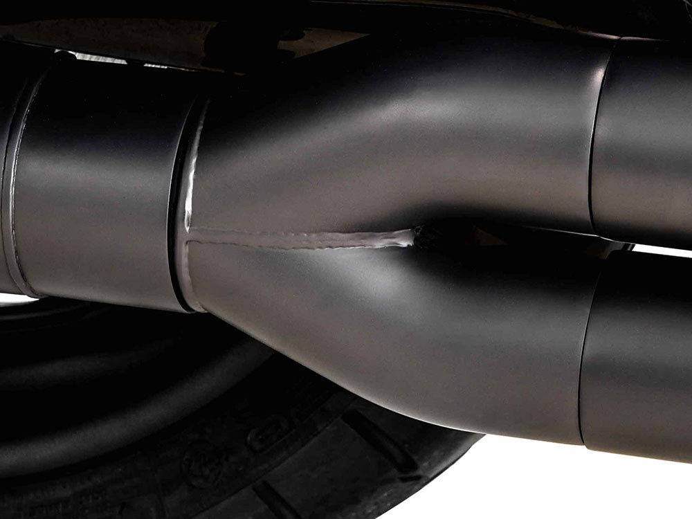 Vance and Hines Pro Pipe 2-into-1 Exhaust – Black. Fits Touring 2017up