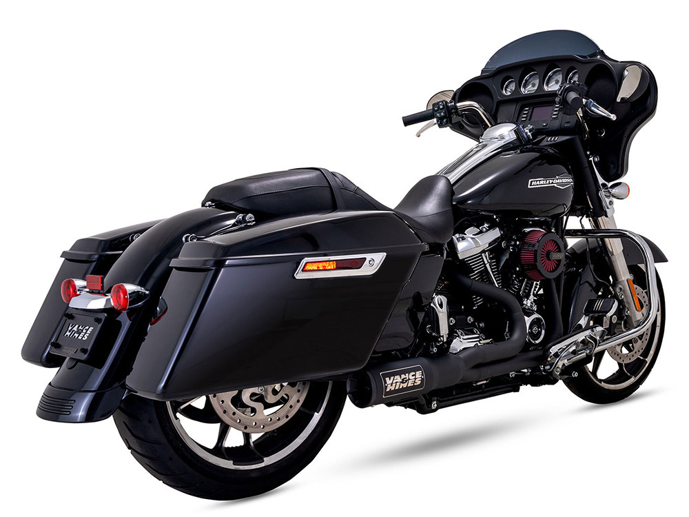 Vance and Hines Hi-Output RR – Black. Fits Touring 2017up